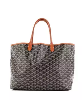Сумка-тоут PM Saint Louis из лакированного холста Pre-Owned Goyard, черный