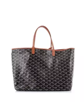 Сумка-тоут PM Saint Louis из лакированного холста Pre-Owned Goyard, коричневый