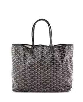 Сумка-тоут PM Saint Louis из лакированного холста Pre-Owned Goyard, черный