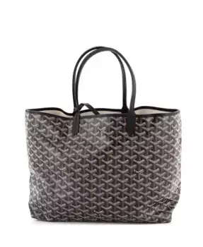Сумка-тоут PM Saint Louis из лакированного холста Pre-Owned Goyard, черный