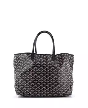 Сумка-тоут PM Saint Louis из покрытого холста Pre-Owned Goyard, черный