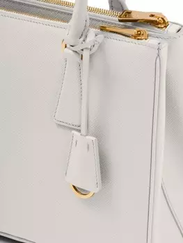 Сумка-тоут Prada Galleria среднего размера, белый