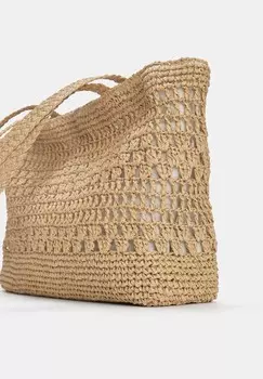 Сумка-тоут PULL&BEAR, бежевый