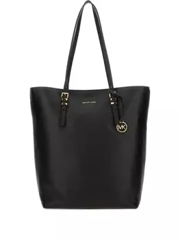Сумка-тоут Quinn из текстурированной кожи Michael Michael Kors, черный