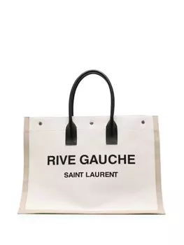Сумка-тоут Rive Gauche Saint Laurent, нейтральный цвет