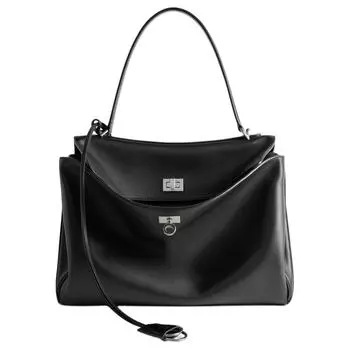 Сумка-тоут Rodeo из телячьей кожи средней высоты с верхней ручкой Balenciaga