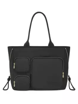 Сумка-тоут Roomy с карманом на молнии TOUS, черный