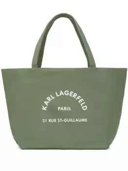 Сумка-тоут Rue St Guillaume KARL LAGERFELD, зеленый