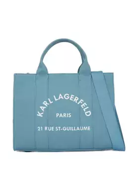 Сумка-тоут Rue St-Guillaume среднего размера KARL LAGERFELD, синий