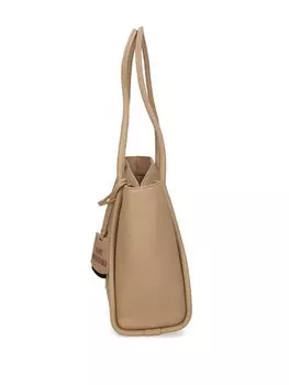 Сумка-тоут с аппликацией логотипа Love Moschino, нейтральный цвет