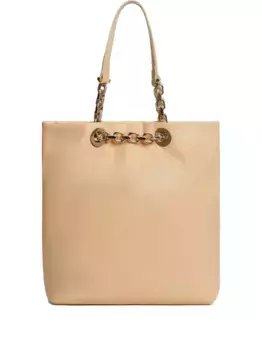 Сумка-тоут с цепочкой Fabiana Filippi, нейтральный