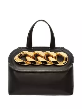 Сумка-тоут с цепочкой JW Anderson, черный
