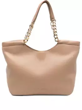 Сумка-тоут с цепочкой Love Moschino, нейтральный