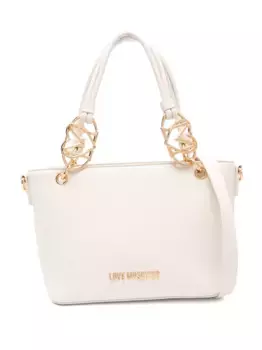 Сумка-тоут с цепочкой Love Moschino, нейтральный