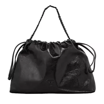 Сумка тоут с цепочной ручкой Pinko, черный