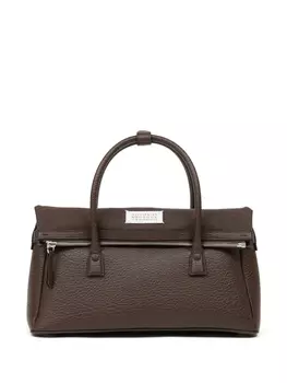 Сумка-тоут с декоративной строчкой Maison Margiela, коричневый