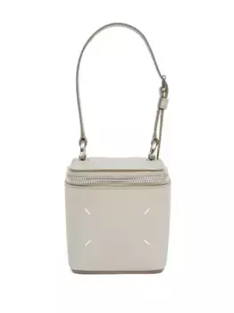 Сумка-тоут с декоративной строчкой MAISON MARGIELA, нейтральный