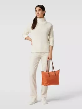 Сумка-тоут с детальной этикеткой, модель "KEATON" Lauren Ralph Lauren, оранжевый