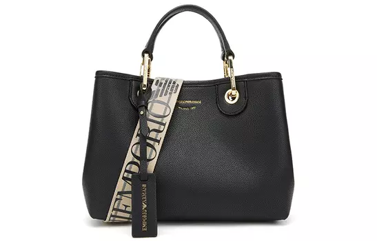 Сумка-тоут с детализированным логотипом EMPORIO ARMANI