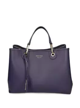 Сумка-тоут с двойной ручкой EMPORIO ARMANI, синий