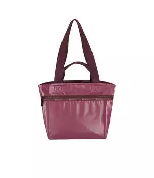 Сумка-тоут с двумя ручками и застежкой-молнией LeSportsac, цвет purple berry shine