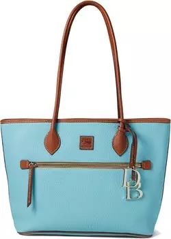 Сумка-тоут с галькой Dooney & Bourke, цвет Caribbean Blue