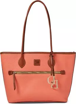 Сумка-тоут с галькой Dooney & Bourke, коралловый