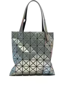 Сумка-тоут с геометричными вставками Bao Bao Issey Miyake, серый