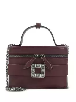 Сумка-тоут с кристаллами Roger Vivier, красный