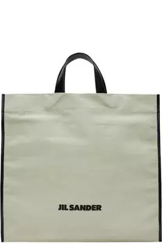 Сумка-тоут с квадратной рамкой Green Border Jil Sander