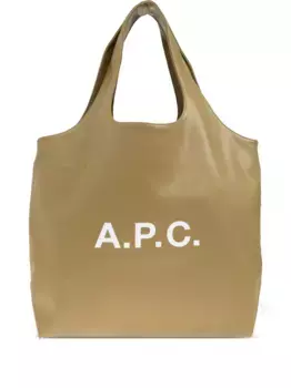 Сумка-тоут с логотипом A.P.C., нейтральный