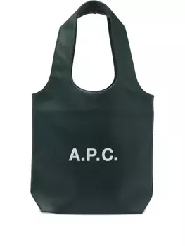 Сумка-тоут с логотипом APC Ninon A.P.C., зеленый
