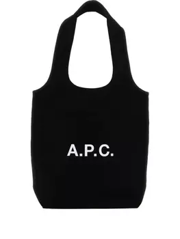 Сумка-тоут с логотипом APC Ninon A.P.C., черный