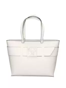 Сумка-тоут с логотипом Armani Exchange, белый