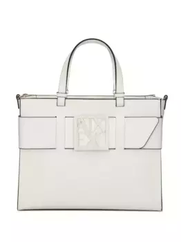 Сумка-тоут с логотипом Armani Exchange, белый