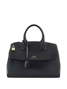 Сумка-тоут с логотипом Armani Exchange, черный