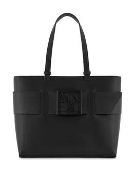 Сумка-тоут с логотипом Armani Exchange, черный