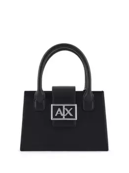 Сумка-тоут с логотипом Armani Exchange, черный