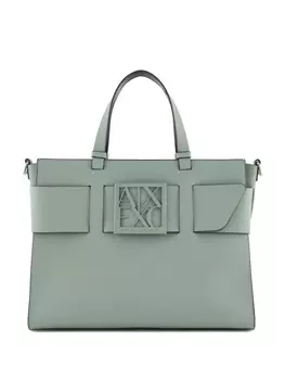 Сумка-тоут с логотипом Armani Exchange, зеленый