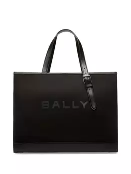 Сумка-тоут с логотипом Bally, черный