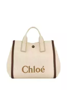 Сумка-тоут с логотипом CHLO, нейтральный