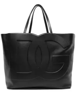 Сумка-тоут с логотипом DG DOLCE & GABBANA, черный