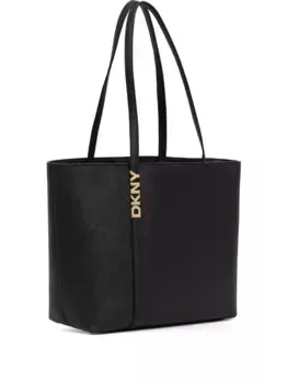 Сумка-тоут с логотипом DKNY, черный