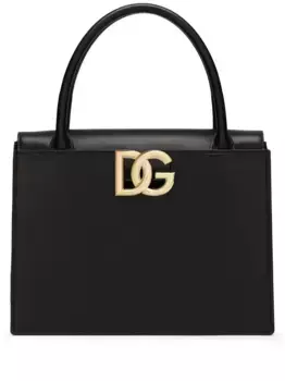 Сумка-тоут с логотипом DOLCE & GABBANA, черный
