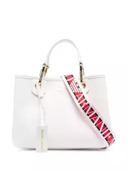 Сумка-тоут с логотипом EMPORIO ARMANI, белый