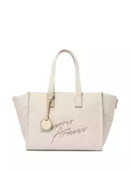Сумка-тоут с логотипом EMPORIO ARMANI, нейтральный