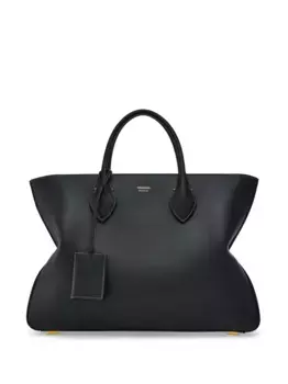 Сумка-тоут с логотипом Ferragamo, черный