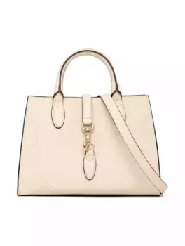 Сумка-тоут с логотипом Gucci, белый