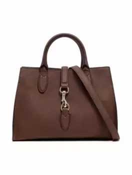 Сумка-тоут с логотипом Gucci, коричневый