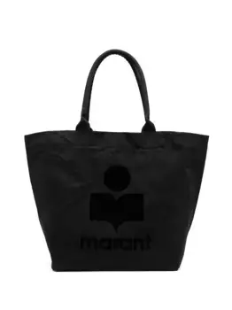 Сумка-тоут с логотипом ISABEL MARANT, черный